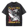 Anime Chainsaw Man T Shirt Graphic Tee Vintage Style Cotton