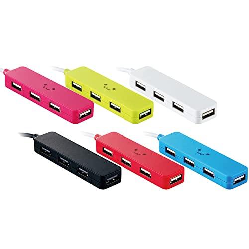 Elecom USB2.0 Hub 4 Ports Bus Power Nintendo Switch Operation Confirmed Black U2H-SN4NBBK