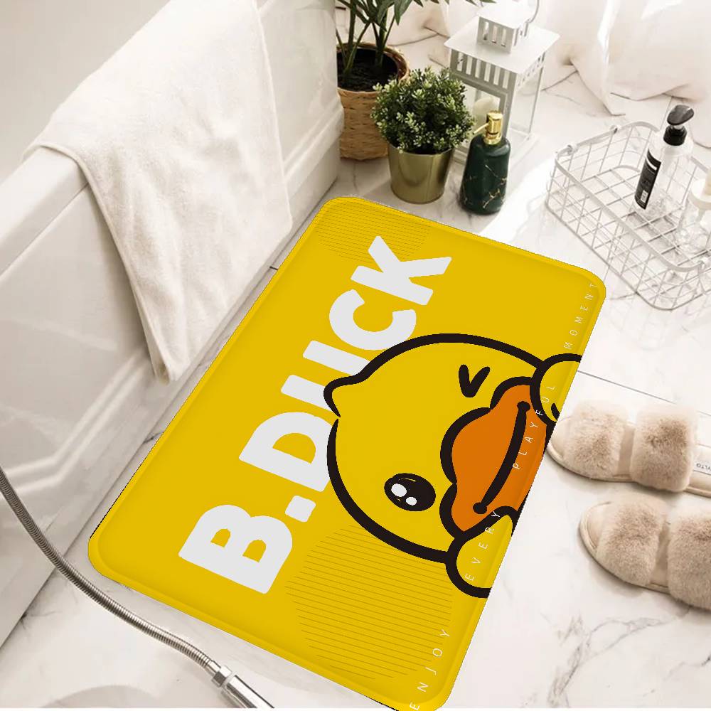 B-B.D-Duck CARTOON Kitchen Mat Kids Room Bedroom Decoration Balcony Anti-Slip Doormat Living Room Alfombra