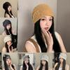 Lace Flower Stacked Hat Thin Soft Pullover Hat Creative Cap  Spring Summer