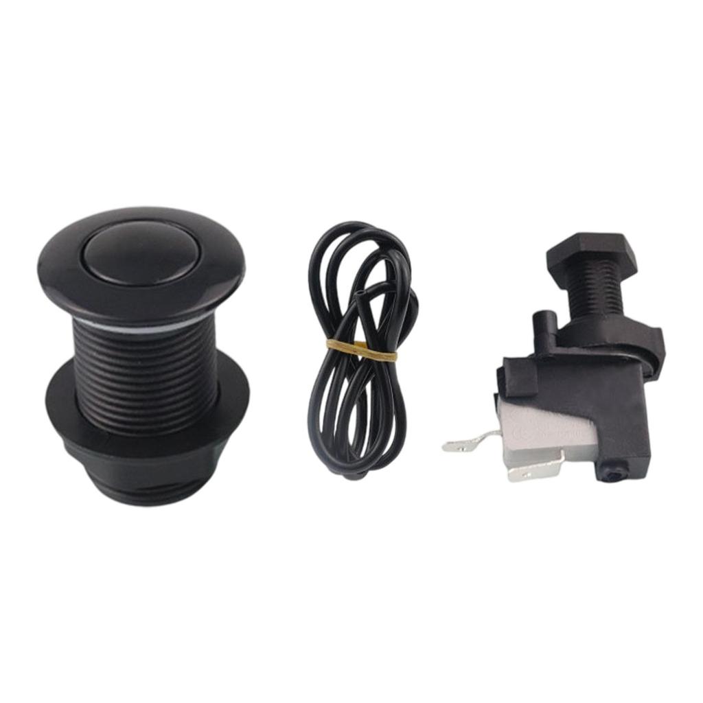 Air Switch Kits Garbage Disposal Switch Waste Disposer on/Off Switch Cordless Portable with 1M Air Hose Sink Top Air Switch