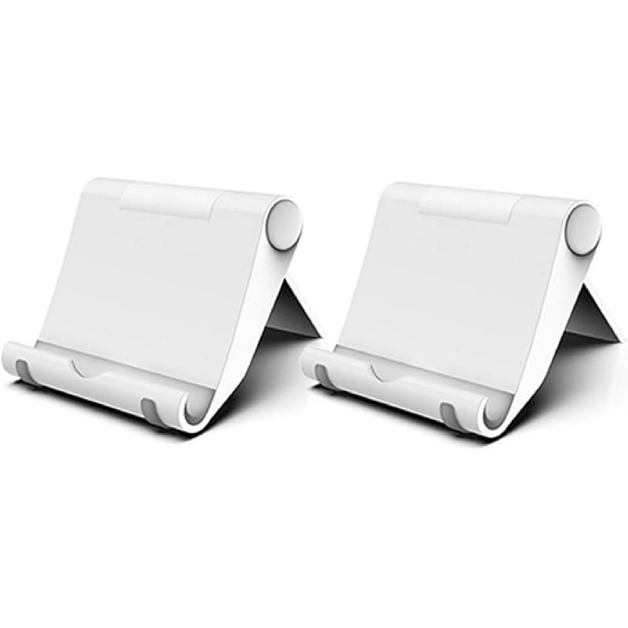 Cell Phone Stand 2 Pack Cell Phone Holder for Desk, Portable Smartphone Stand for Desktop Kitchen Travel, Cellphone Holder for iPhone Stand & All чёрный