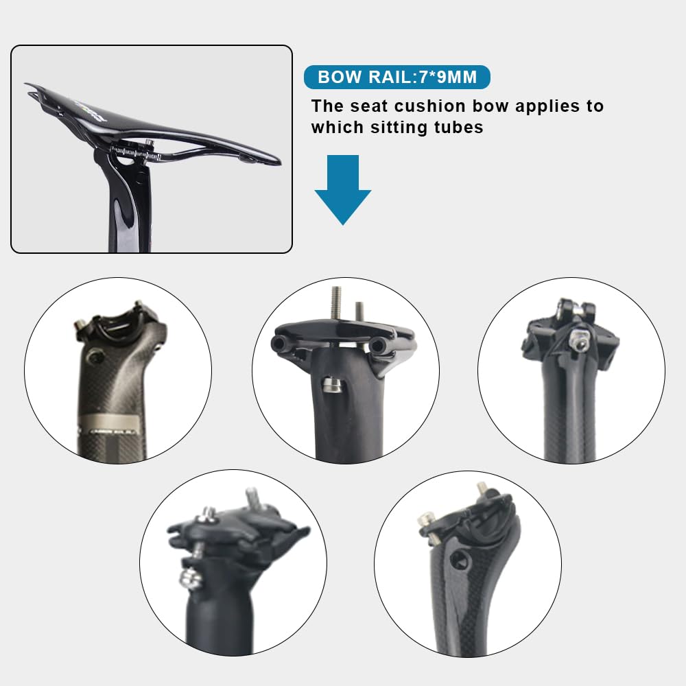 RXL SL Carbon Rennradsattel, Carbon Mountainbike-Sattel, Sattellöcher, Wasserdicht, 3K Glänzend