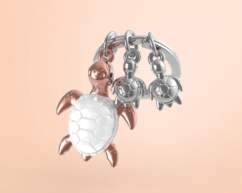 MTM Metamorphose Turtle Family Keychain, Family Turtle, Ocean Friends, Gift, Cute, MTM195-01