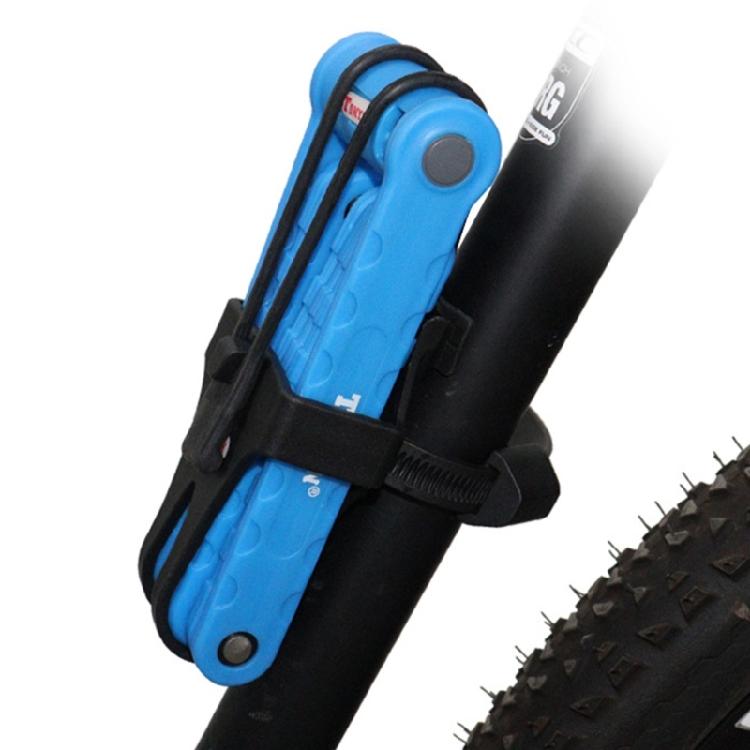 Fold-Up Secure Locking & Anti-Scratch Bike Lock Hardened Steel Folding Bike Lock