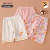 Kinder-Baumwoll-Pyjamashorts - Cartoon-Print, Locker und Leicht für den Sommer