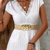 Stretchable Waist Belt Flexible Buckles Waistband For Women Wedding Daily Wear Or Formal Occasion Dress Corset Belt  S