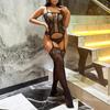 Dámské Body Suit Body Punčochy Sex Erotické Teddy Spodní prádlo Rozkrok Síťované Porno Sexy kostýmy