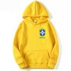 Autumn/Winter Hoodie Men's 2D Printing Brazil Loose Multicolor Women's Fleece Sweater Famous Sports Event Pullover