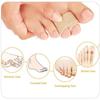 Toe Finger Straightener Hammer Tape Corrector Bandage Toe Separator Splint Wraps Foot Care Supplies