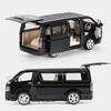 1:32 HIACE MPV LM300H Alloy Car Model Toy Diecast Metal Van Simulated Business Vehicles Light Sound Toys For Boys Birthday Gifts