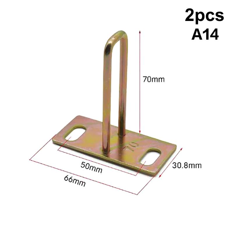 

2Pcs Multisizes Seat Cushion Lock Metal Pedal Lock Plate Catch Buckle Motorcycle Accessories Electric Vehicle Parts