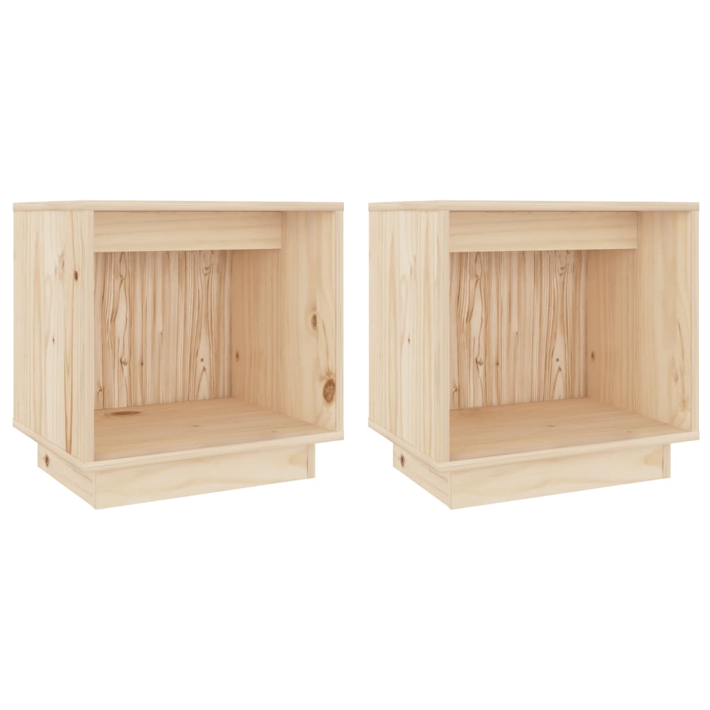 Nightstands 2 pcs. 40 x 30 x 40 cm Solid Pine Wood