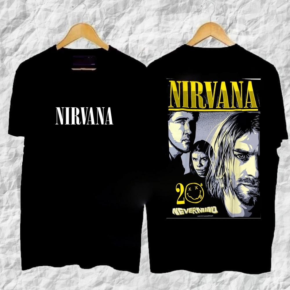 Rock Band Shirt Nirvana Nevermind Thai Kurt Kuben UNISEX Fashion Short Sleeve Cotton High Quality YK Tshirt Cartoon Tops Tees