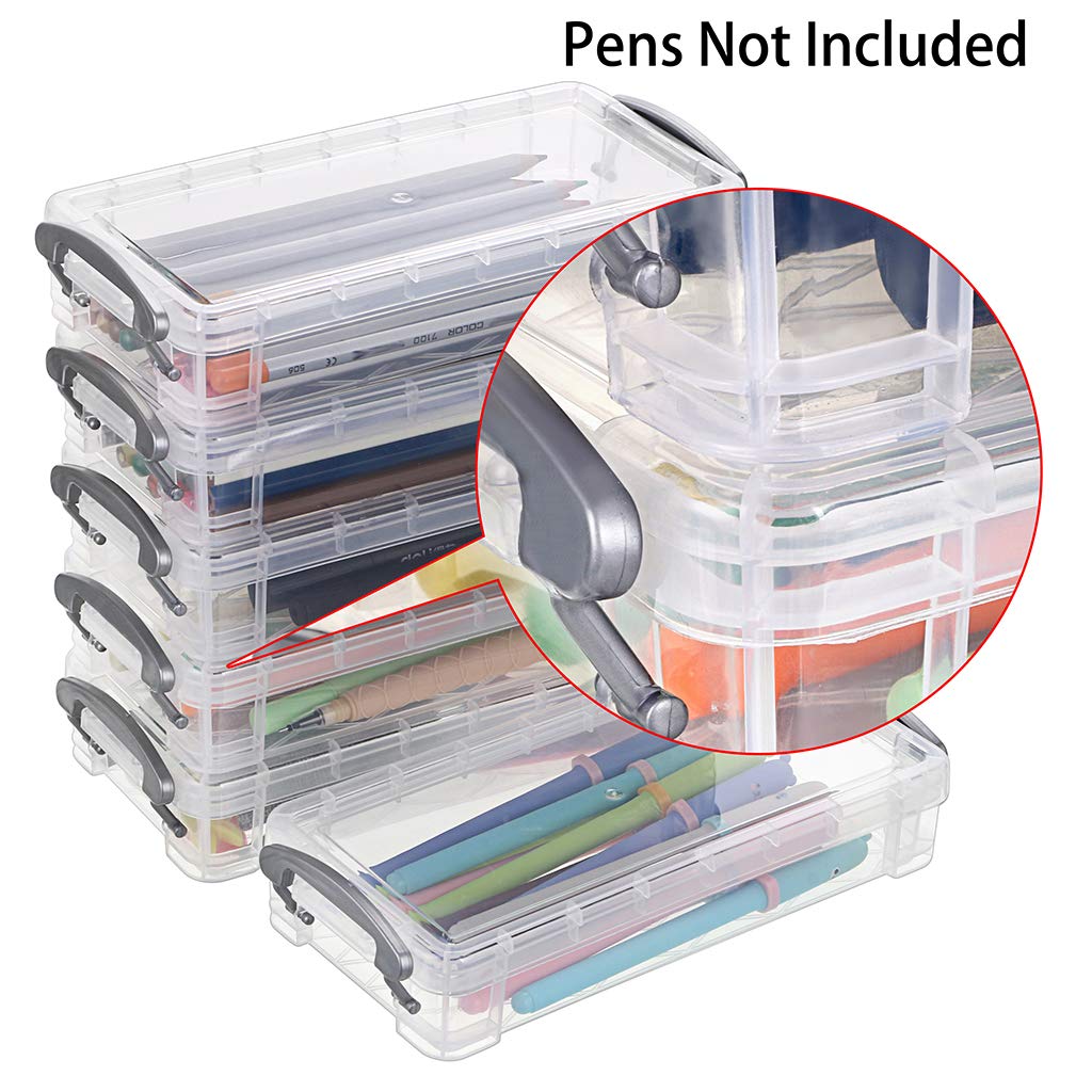 6 Layer Pencil Box,Office Supplies Storage Organizer Box,Brush Painting Pencil Storage Box Watercolor Pen Container Drawing Tool