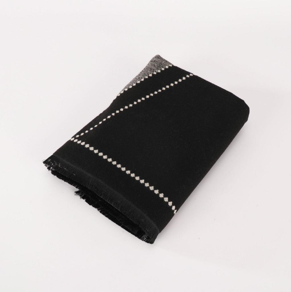 Women's Imitation Cashmere Scarf - Thick, Warm, Dual-Use Shawl for Autumn/Winter 2023 (Korean Style)