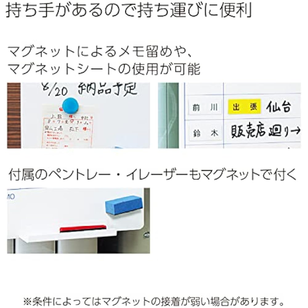 Kokuyo (KOKUYO) FB-P23W Whiteboard Pitabo Adsorption Sheet Type, Plain