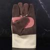1 Pair Abrasion Resistant Cowhide Welding Gloves Thickened Welder Gloves  for Construction Mechanic