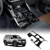Center Console Panel Cover Trim for Land Cruiser Prado LC250 2024-2025 Black
