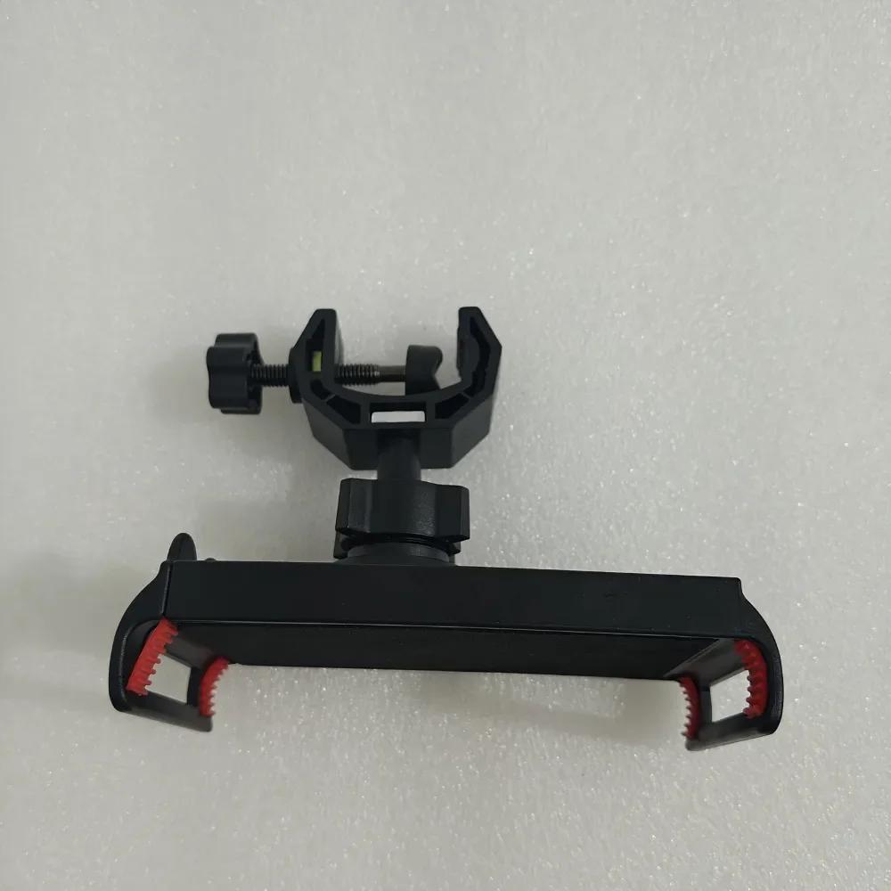 Universal Phone Holder with Microphone Stand 360 Degree Rotating for 6.5-18cm Smartphones Music Live Show Support Base