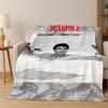 Scarface Classic Movie Tony Flannel Blanket Soft Warm Blanket Throw Blanket for Bedroom Living Room Bed Travel Picnic Gift kid