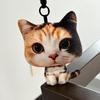 Ergonomic 3D Realistic Tabby Cat Accessory, Soft Breathable For Office Car Bag Decor