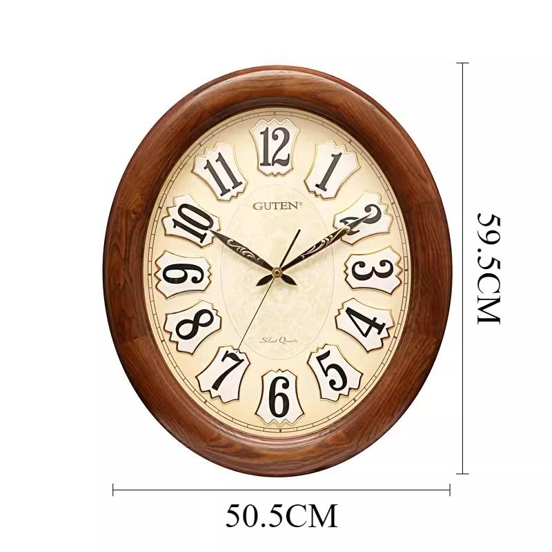 Деревянные настенные часы Винтажная эстетика Бесшумные настенные часы Минималистичные Креативные Элегантные Часы Необычные Стильные Украшение для Дома Часы