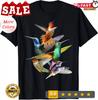 NUOVO Colibrì in Volo Regalo Colibrì Amo i Colibrì Maglietta T-Shirt S-3XL