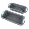 2 Stück Kastenform Silikon Antihaft Brotform Backform für hausgemachte Kuchen Brownies Hackbraten Zuhause