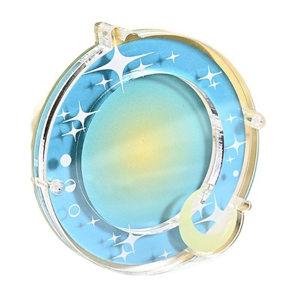 

Коробка для хранения значков в японском стиле в стиле аниме, акриловый защитный чехол для значков, витрины для значков для студентов Blue-Round