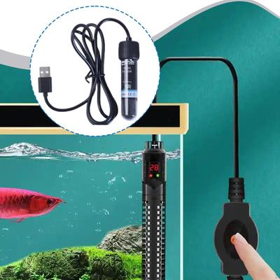 Aquarium Heater 2A Black 5V Sturdy Space Saving Fish Tank