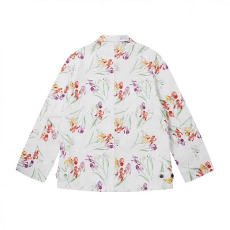 Benetton Benetton Flower Patterned Cotton Jumper 2s 2nfwdn00i 901