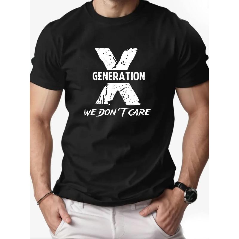 European Size Men's Solid Color Short Sleeve T-Shirt - Summer Casual Round Neck Short Length Tee with Solid Color, Solid Color for Casual Attire