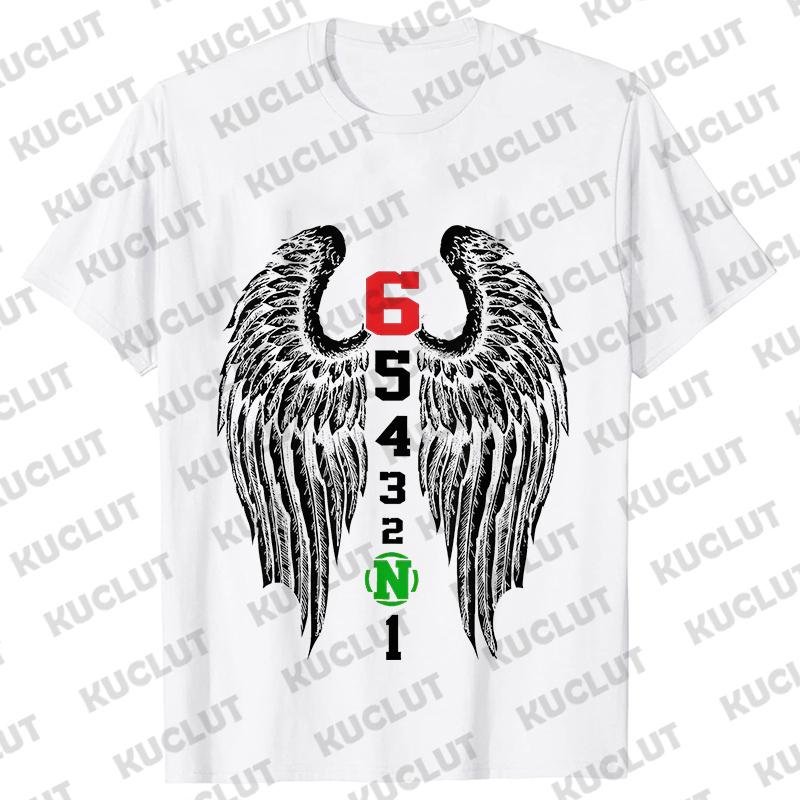 1N23456 Motorcycle Gear Biker Heartbeat Retro Printed Men's New T-shirt Fashion Casual Loose Summer Tshirts Short Sleeve T-shirt