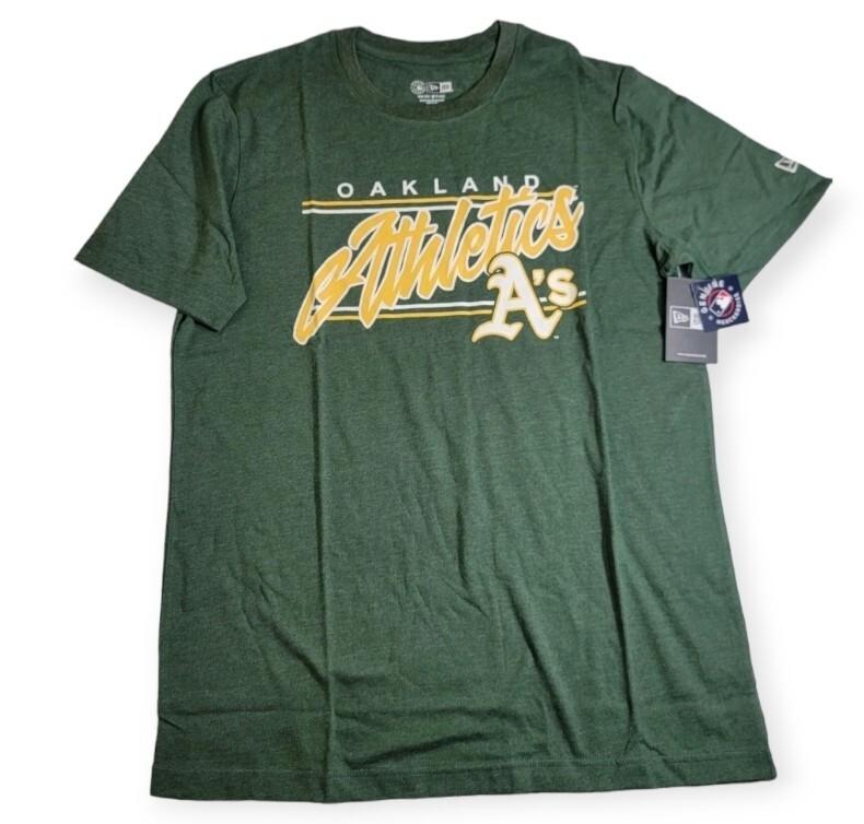 

Футболка New Era MLB Oakland Athletics Размер L Бейсбол Лесной Зеленый Спортивная одежда Унисекс Футболка S