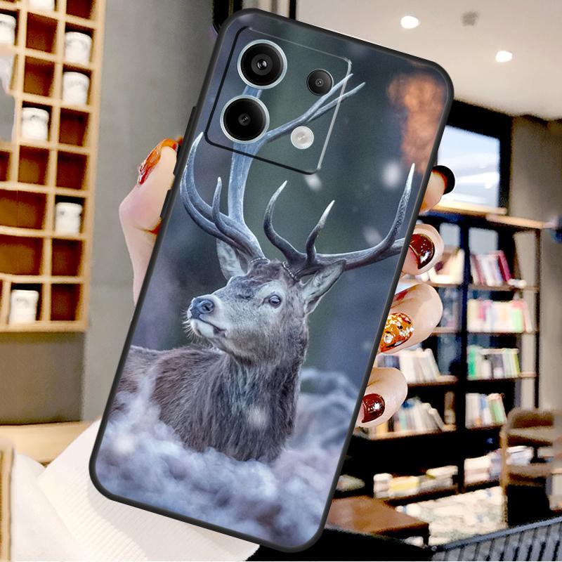 Deer For Xiaomi Redmi Note 13 Pro 9 10 11 12 14 15 Pro Plus Case For Redmi 15 12C 13C 14C 10C 15C
