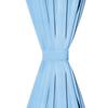VidaXL Rideau avec œillets métalliques 2 pcs 135 x 175 cm Turquoise