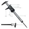 1PCS Plastic Carbon Fiber Digital Caliper 100mm 150mm LCD Display Measuring Tool For Student Jewelry Inside Outside Diameter