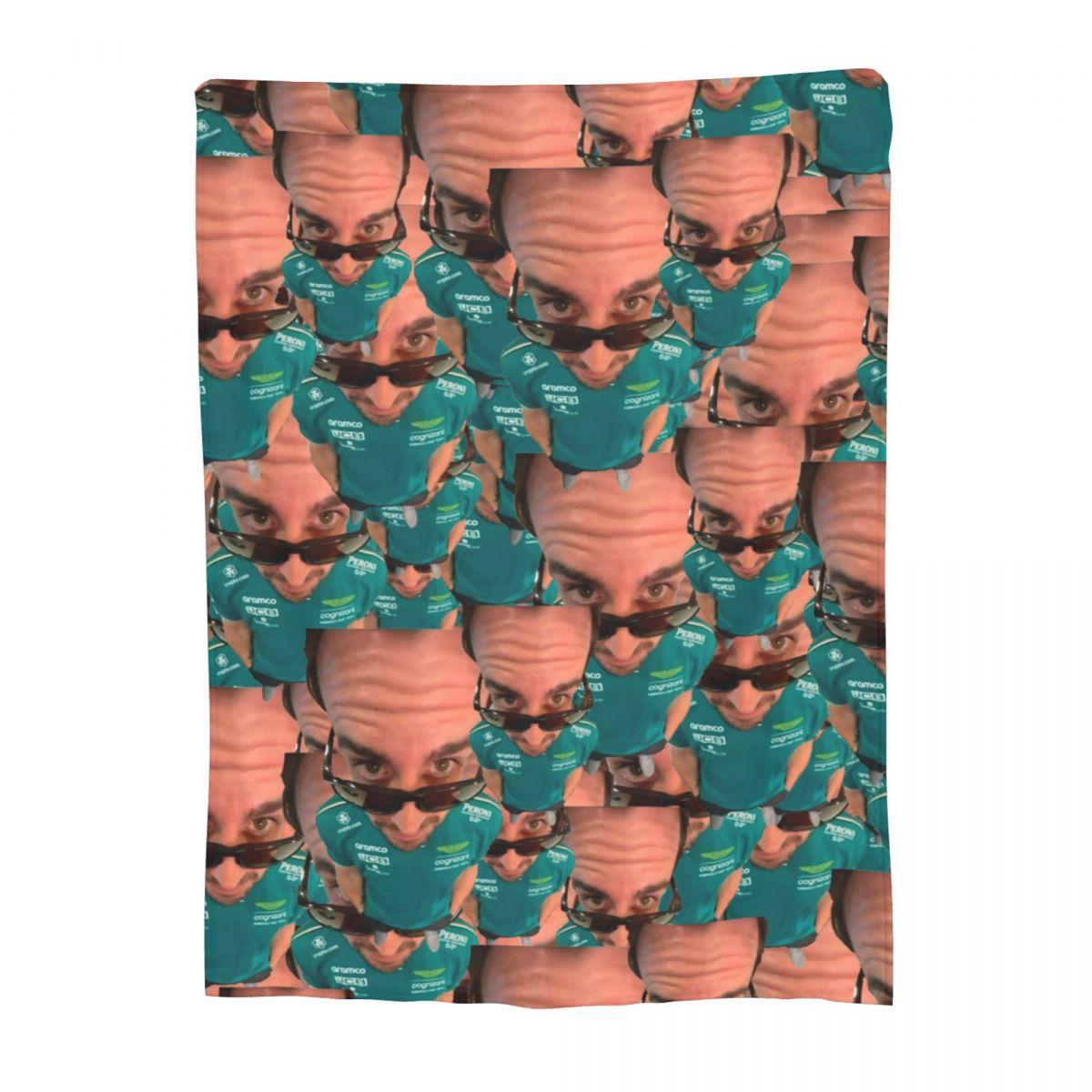 

Fernando Alonso забавные головные покрывала флисовый текстильный декор дышащие теплые пледы для кровати дорожный коврик часть 30x40in