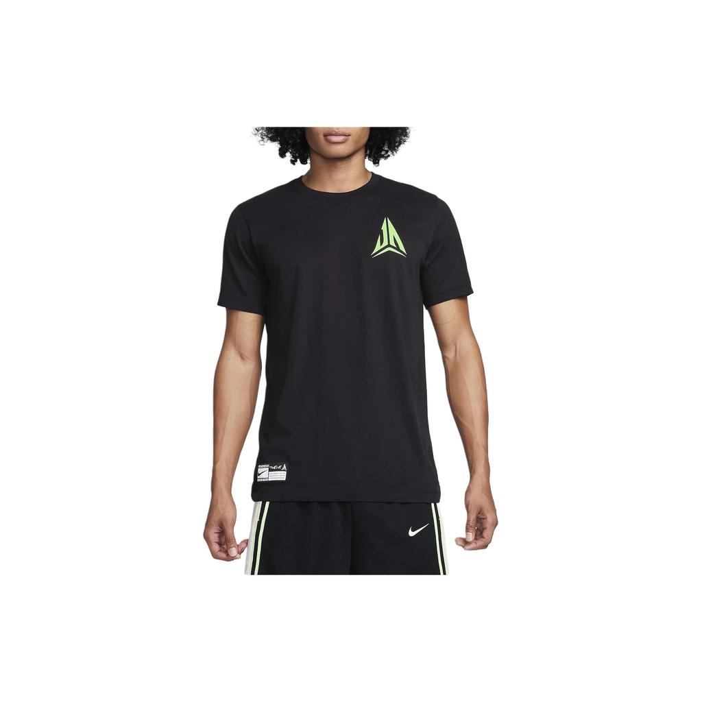 Nike Printed Round Neck Casual Short Sleeve T-Shirt Men Tops Black FQ4911-010