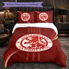 Biancheria da letto a tema Middlesbrough Set 3 pezzi Copripiumino Biancheria da letto decorativa per camera da letto di adolescenti Decorazione per la casa