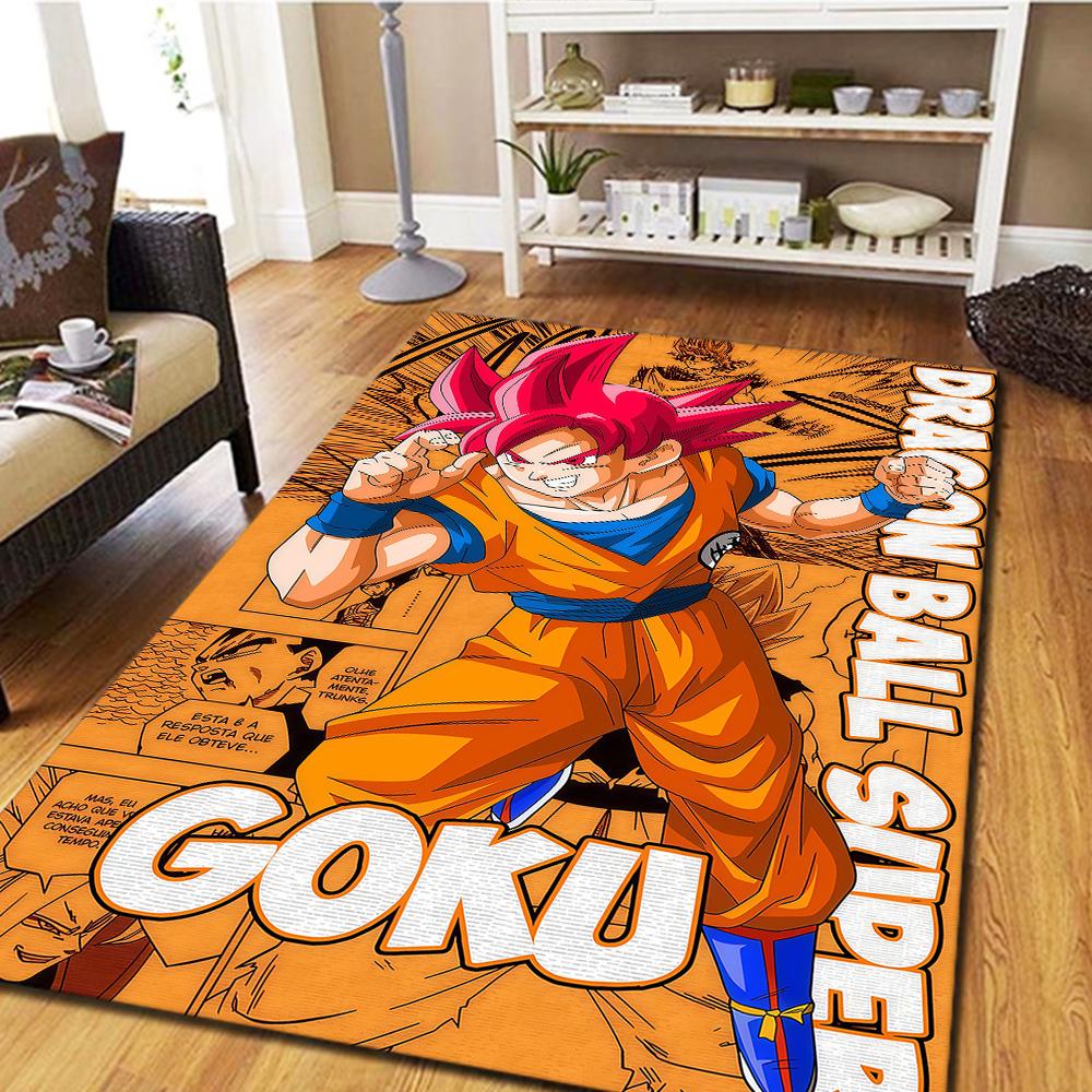 Dragon Ball Piccolo Carpet for Living Room Bedroom, Home Decor Movie Mat Cool Play Floor Mat -HE19