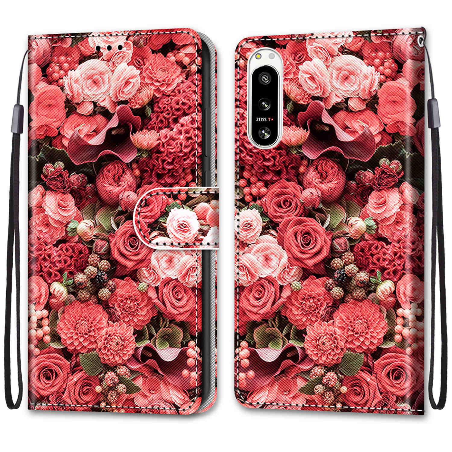 

Роскошный окрашенный кожаный чехол-книжка, защитный чехол для Sony Xperia 5 IV/Sony Xperia 10 IV/Sony Xperia 10 III/Sony Xperia 1 IV/Xperia 1 III Sony Xperia 1 III