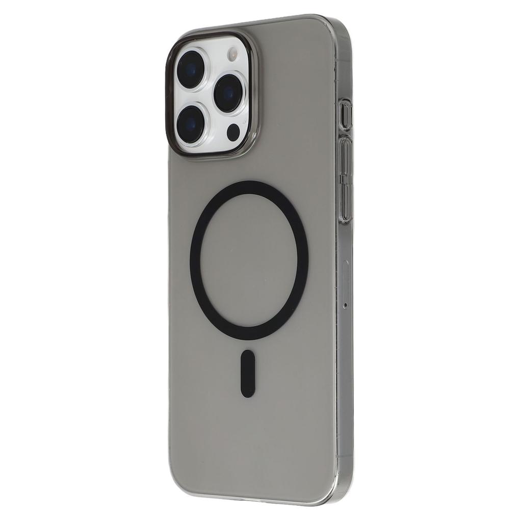 JAUCASE For iPhone 16 Pro Magnetic Case Hard PC Clear Back Phone Cover