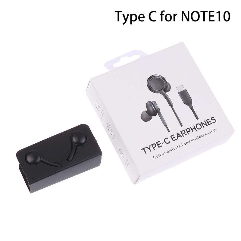 3.5Mm/Type C Wired Earphone With Microphone Universal For S10 Note10 Earbuds Headphones A54 A34 A53 A53 Accessories