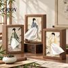 Handcrafted Decorative Tissue Box Chinese Style Rectangular Box, High-density Board Paper Holder, Classical Unique Oriental Home Decor Four