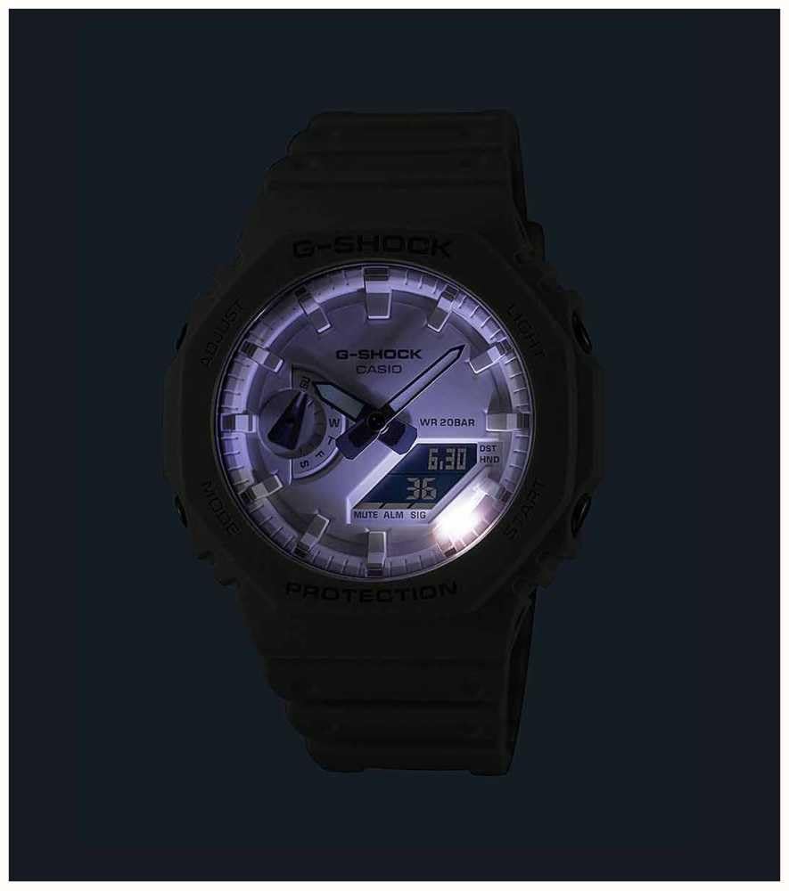 Casio GA-2100-7A7ER White Analog-Digital Quartz