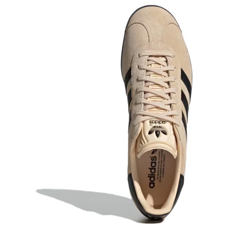 Lionel Messi X Adidas Gazelle Triunfo Dorado Unisex Sneakers Tan Crystal-Sand Core-Black IH8156