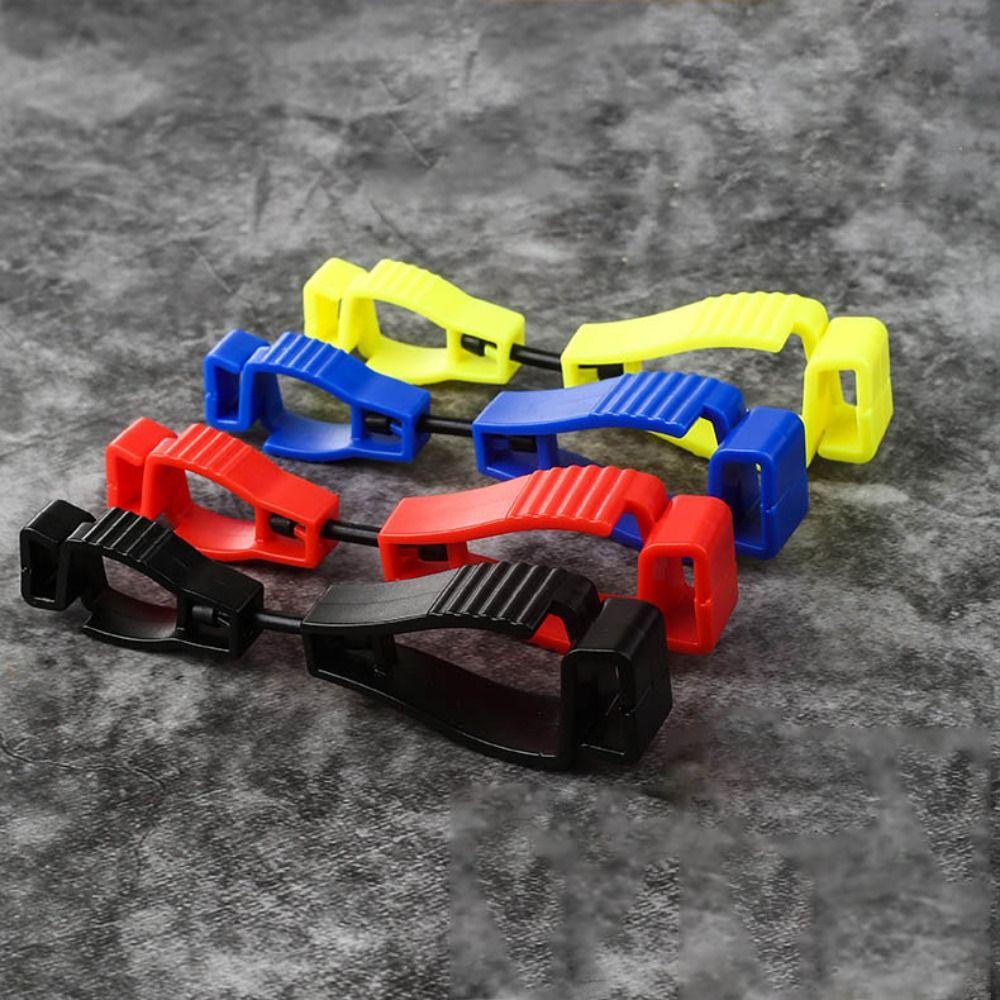 10pcs Multi-Purpose Glove Grabber Clip Safety Anti-lost Glove Holder Hanger Carry-On Plastic Working Gloves Clips Accessory