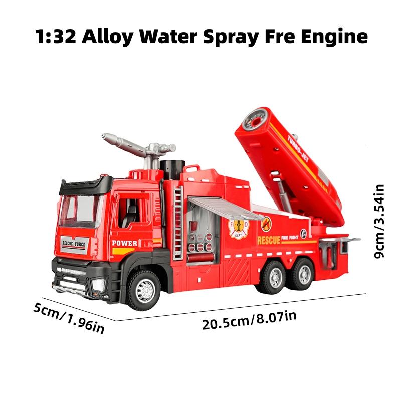 Spray Water Gun Toy Truck Firetruck Fireman Sam Fire Truck/Engine Vehicle Car Music Light Educational  Boy Kids Toys Gifts